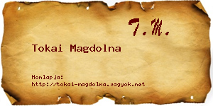 Tokai Magdolna névjegykártya